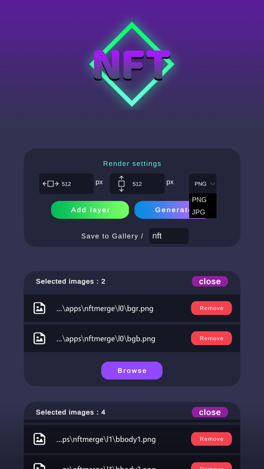 #4. NFT Merge - NFT generator (iOS) 由: Vladislav Alikov