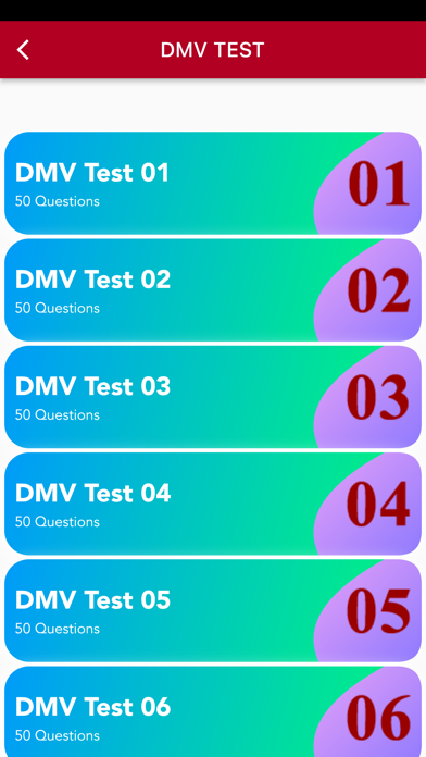 Vermont Basic Driving Test Screenshot