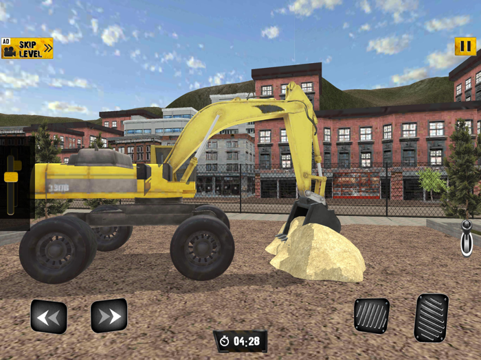 Road Construction Excavator 3D