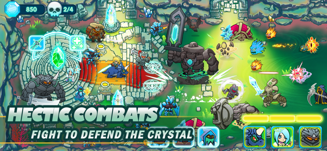 ‎Crystania Wars 2-Roguelike TD Screenshot