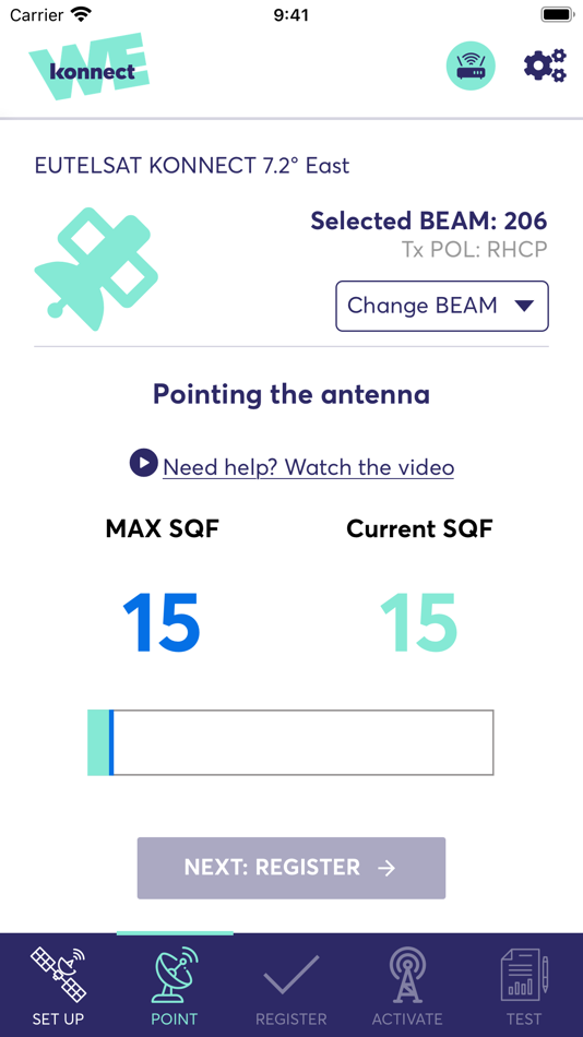 #2. konnect install (iOS) 由: Eutelsat SA