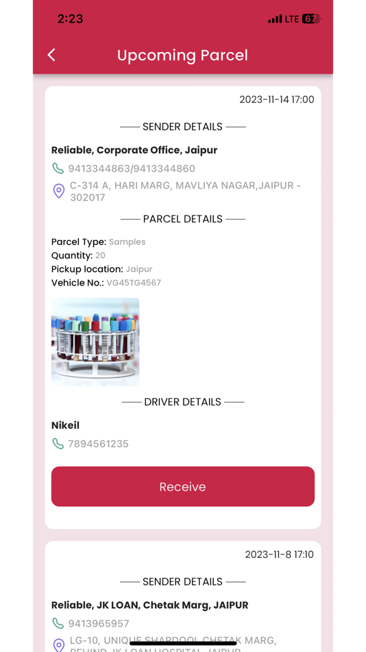 #4. Lab Express App (iOS) Tekijänä: RELIABLE DIAGNOSTIC CENTRE PRIVATE LIMITED