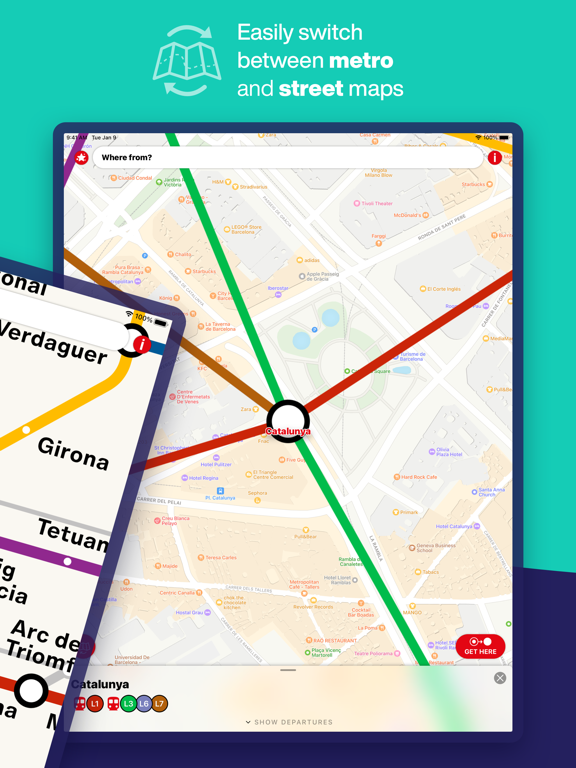 Screenshot #5 pour Barcelona Metro Map & Routing