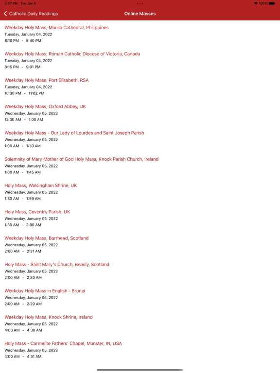Screenshot #5 pour Catholic Daily Readings