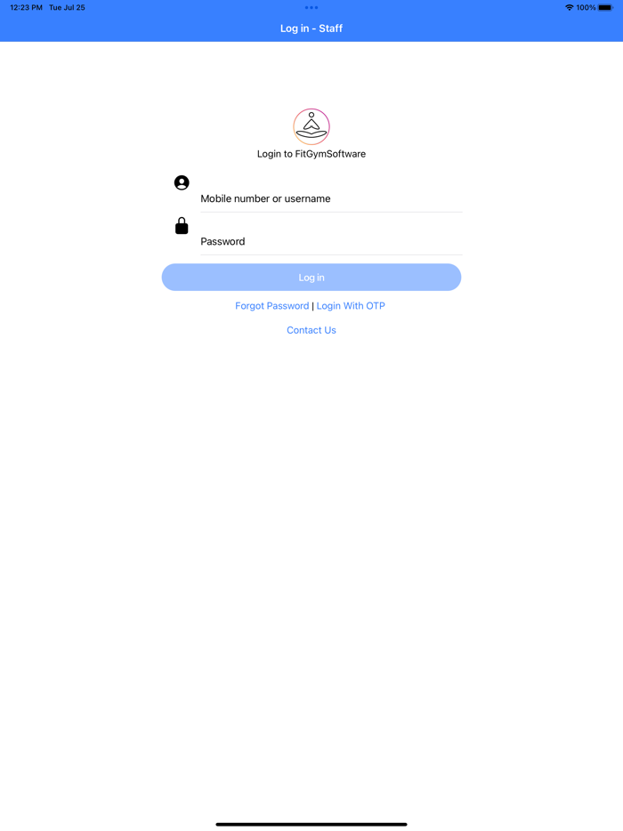 FitGymSoftware - Staff App