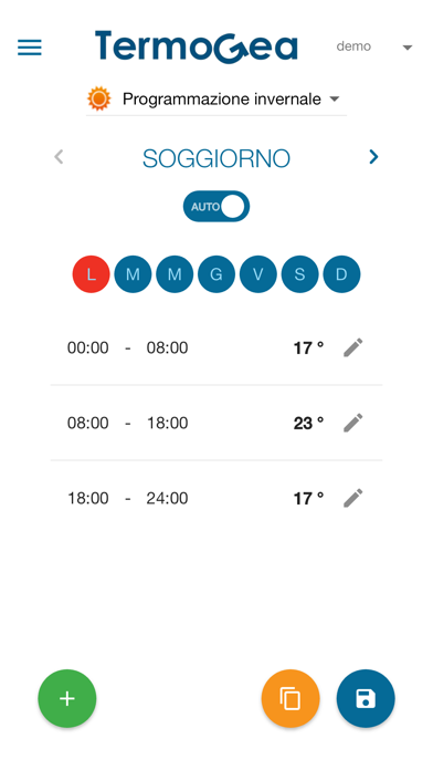 Termostato TermoGea Screenshot