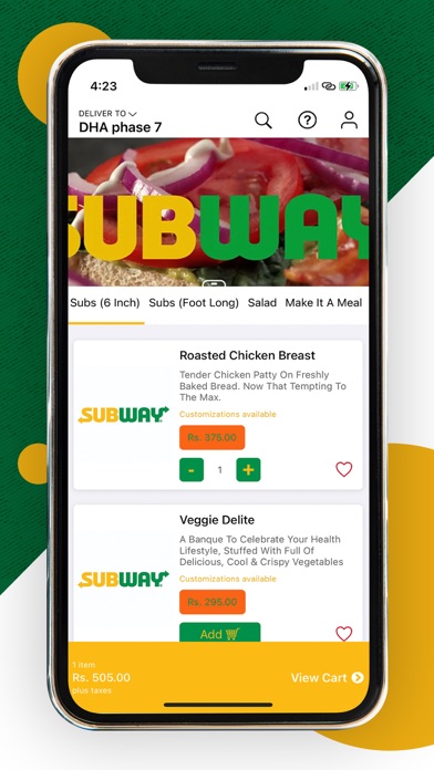 Subway - Pakistan Screenshot