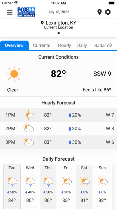 FOX 56 Weather - Lexingtonのおすすめ画像2