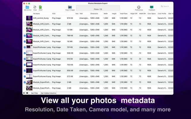 ‎Image Metadata Master Screenshot