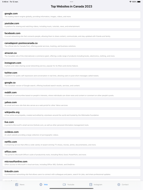 Screenshot #6 pour Canada Trends News