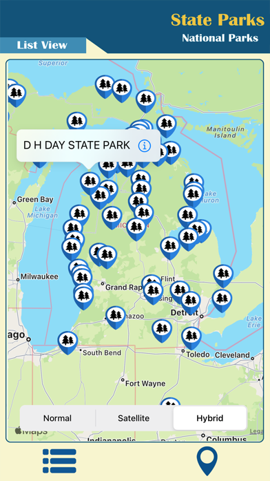 Michigan In State Parks Screenshot