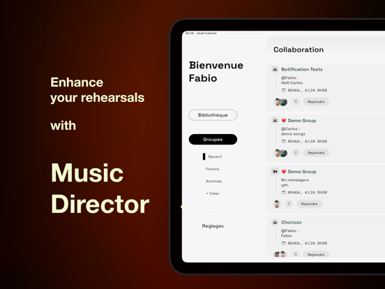 Music Director iPad screenshot 3 - Music app