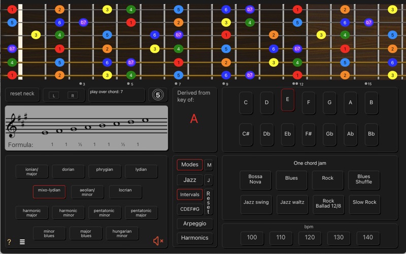 Screenshot #3 pour Guitar Scales in Colour