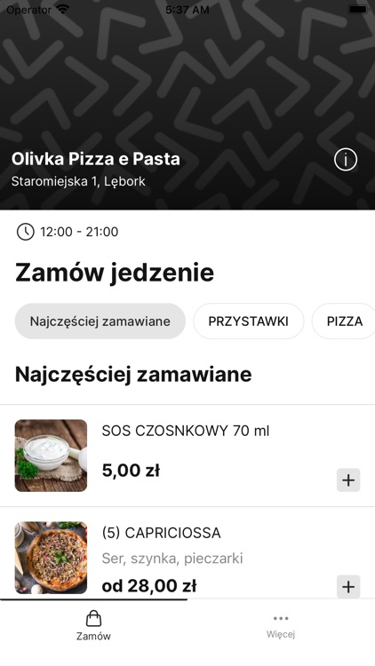 Olivka pizza e pasta