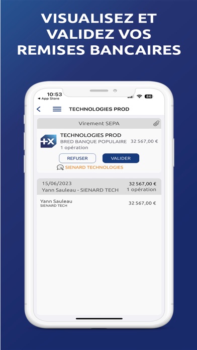 Suite Mobile Banque Populaire Screenshot