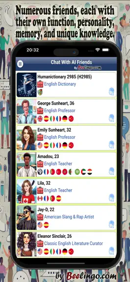Game screenshot Beelingo: Chat With AI Friends hack