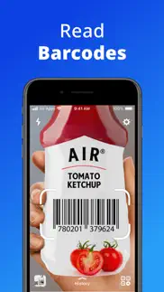 qr code reader，barcode scanner iphone screenshot 2