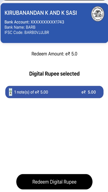 bob World Digital Rupee