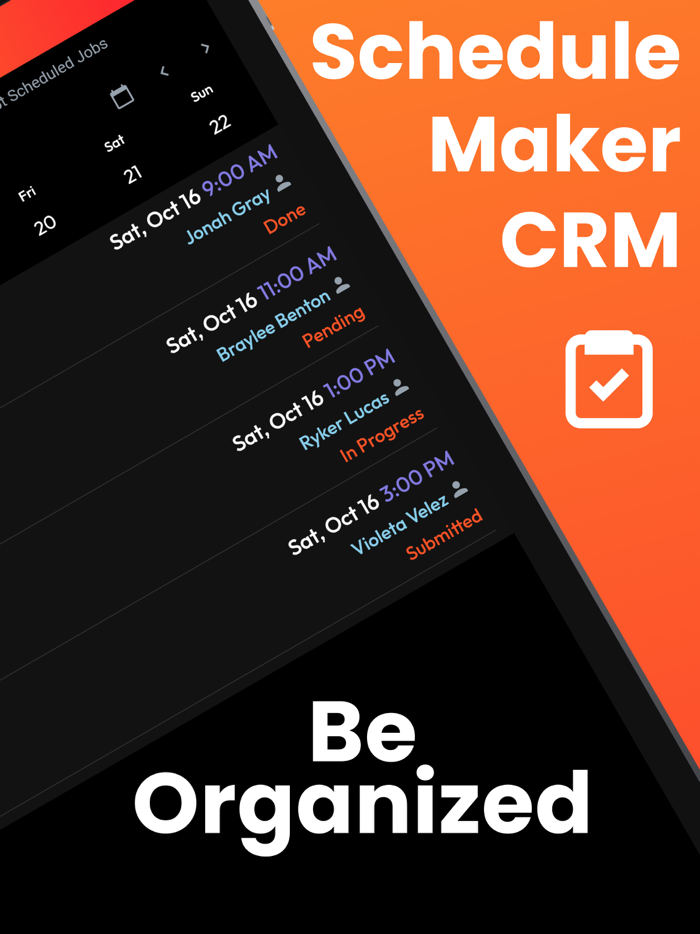 Employee Scheduling CRM Mobile