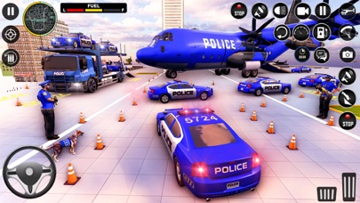 Police Car Transport Truck Screenshot