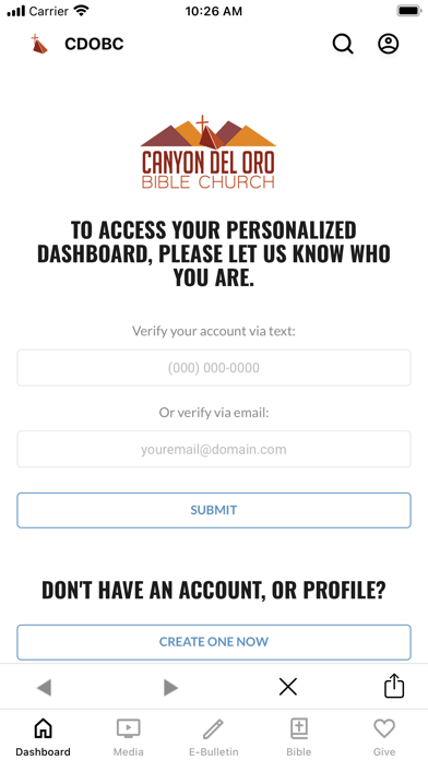Canyon Del Oro Bible Church Screenshot