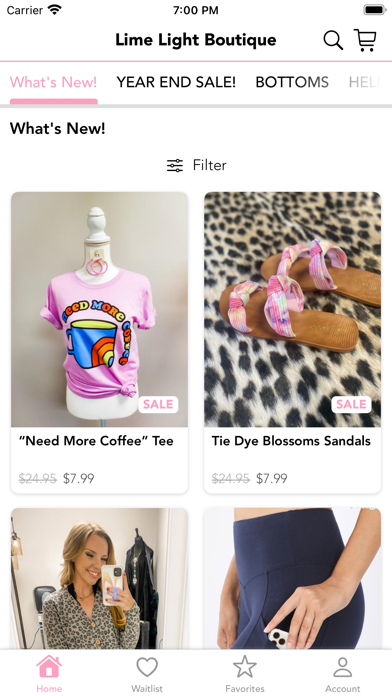 Lime Light Boutique Screenshot