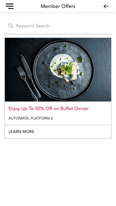 Centara Dining Club Osaka Screenshot