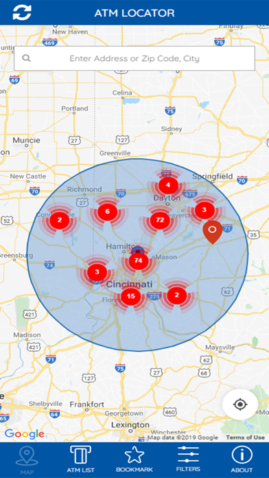 Alliance One ATM Locator 2 Screenshot