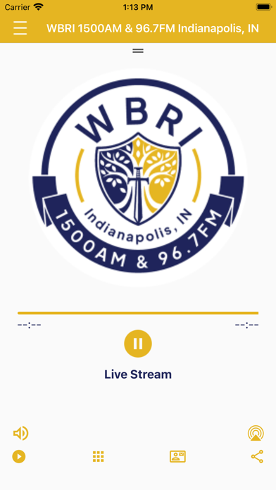 WBRI 1500AM & 96.7FM Radio Screenshot