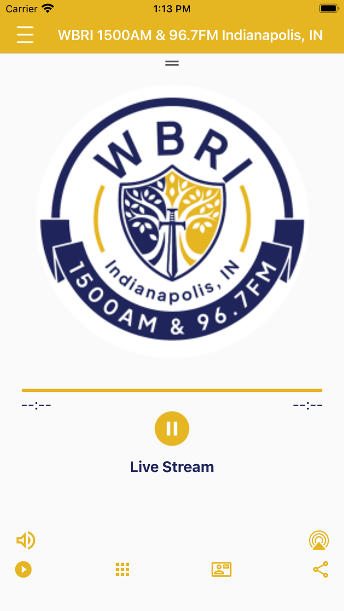 WBRI 1500AM and 96.7FM Radio