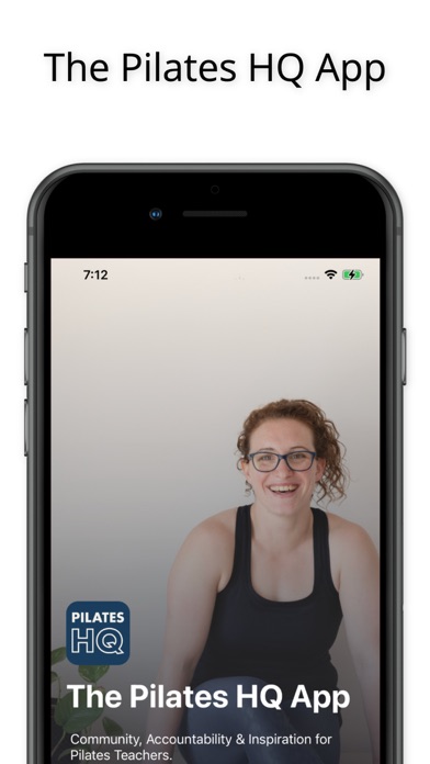 The Pilates HQ App Screenshot