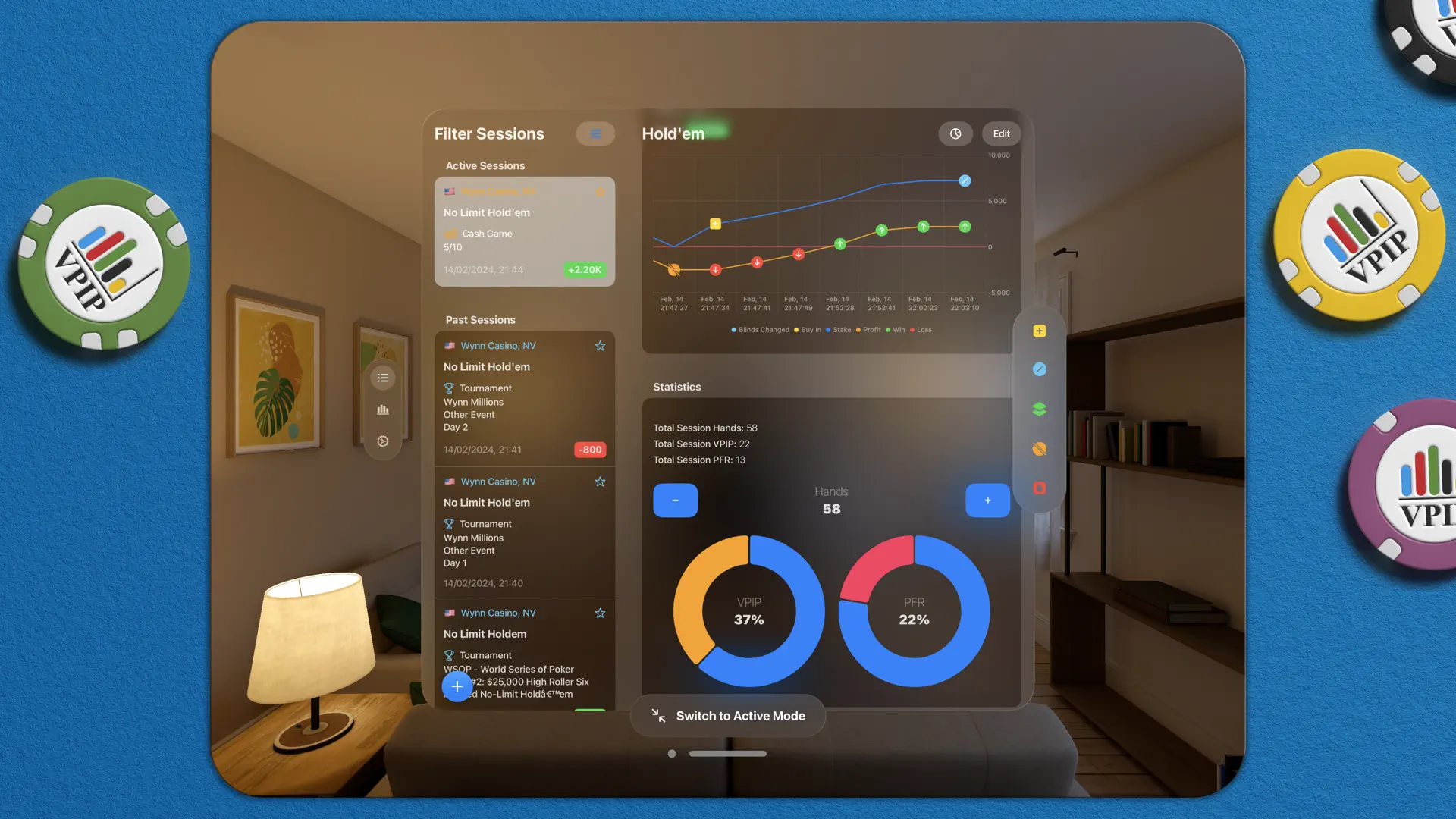 VPIP Poker Tracker screenshot 2