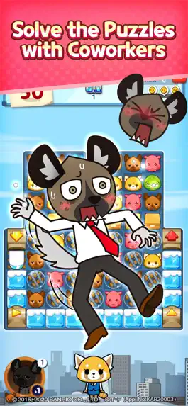 Game screenshot Aggretsuko :Sanrio Puzzle Game apk