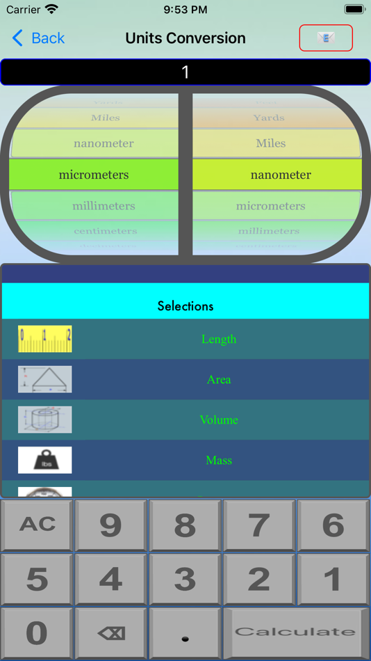 #2. UnitsCal Lite Tape Calculator (iOS) 由: Aberdeen Telecom.Inc.