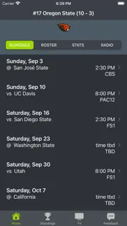 oregon state football iphone screenshot 1