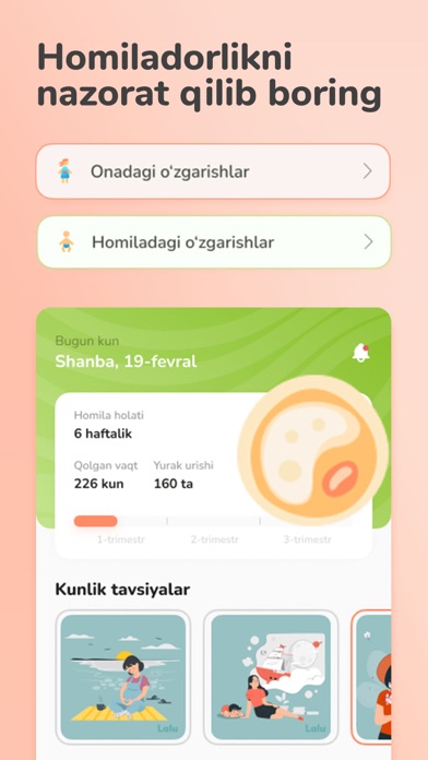 Lalu - Homiladorlik maktabi Screenshot