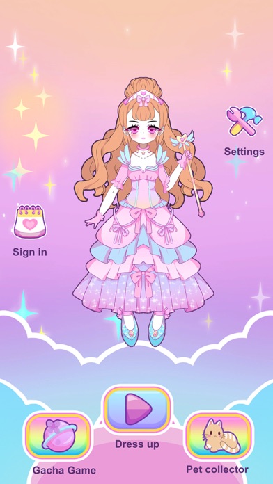 Moon Story - Dress Up Girl Screenshot