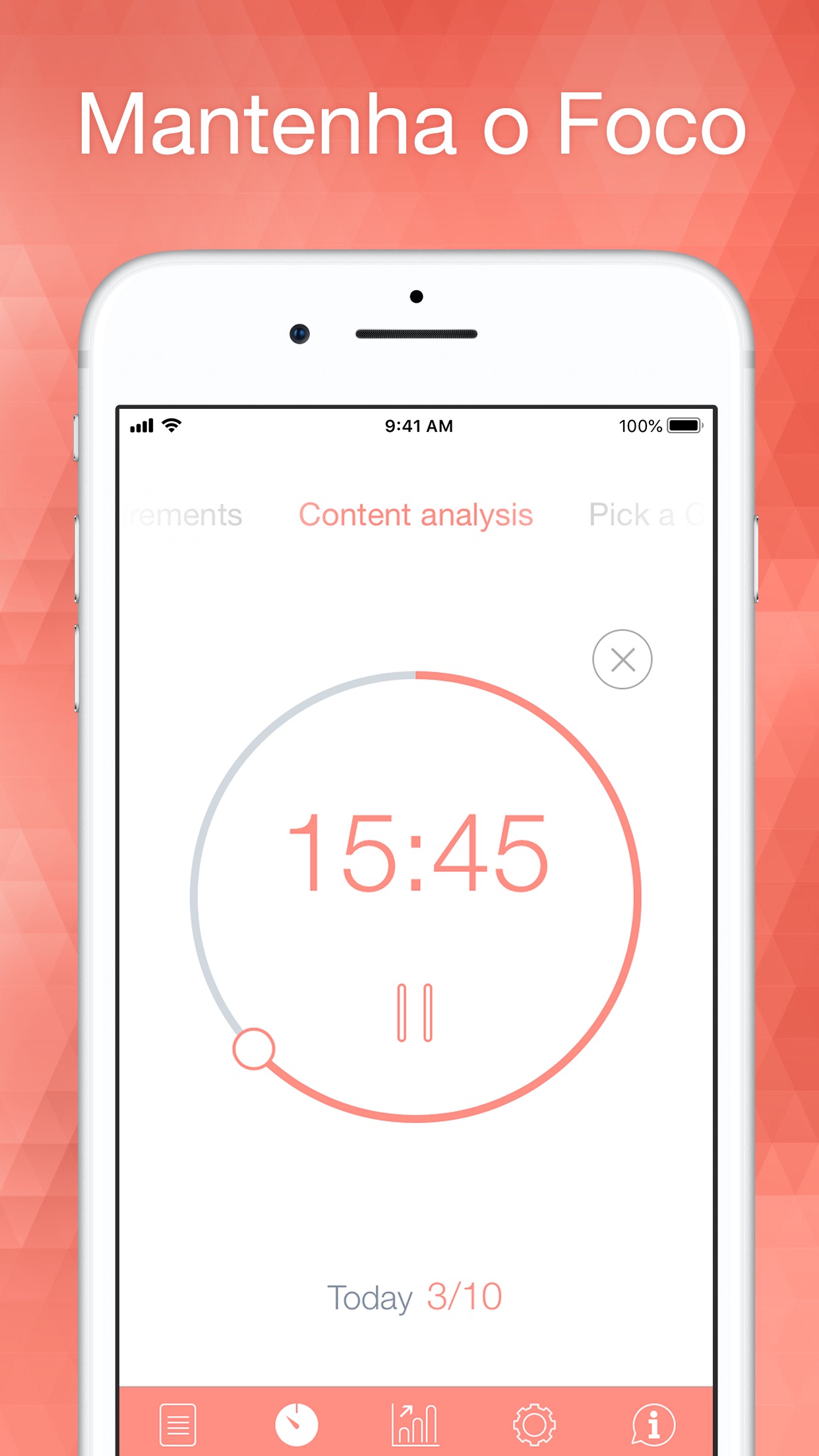 Screenshot do app Be Focused Pro – Timer Foco