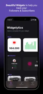Widgelytics: Social Widgets screenshot #4 for iPhone