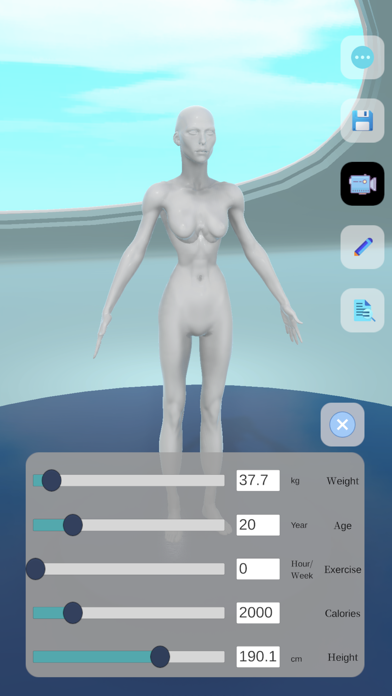 Body Number -3D body track Screenshot