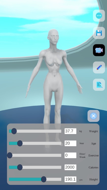 Body Number -3D body track screenshot-4