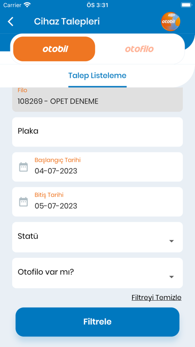 Otobil Filo Screenshot