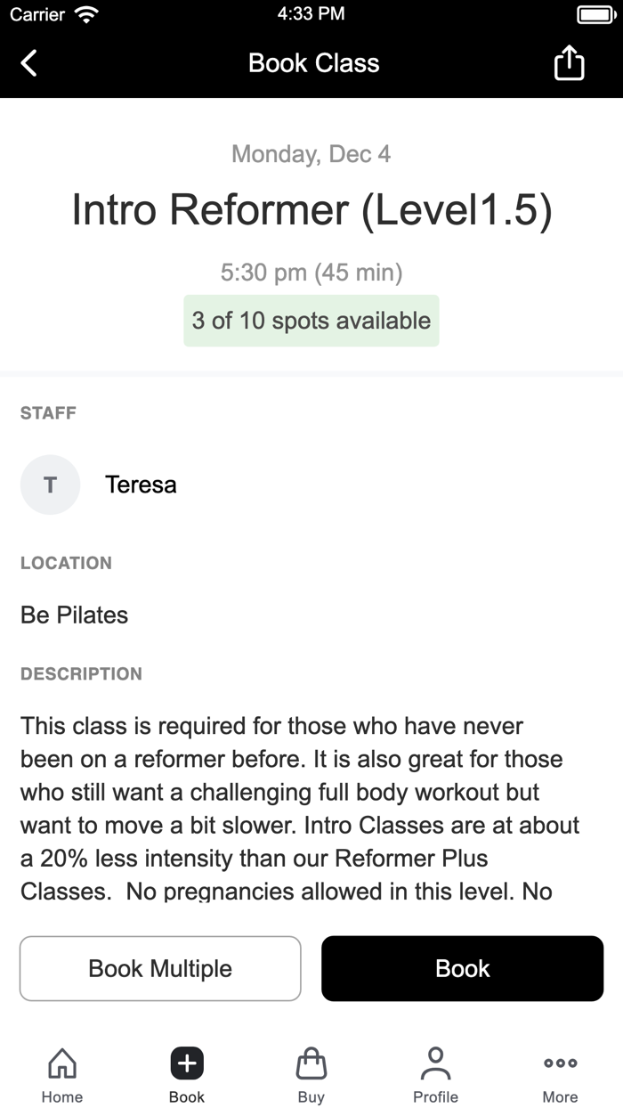 Be Pilates Pasadena