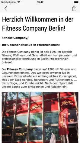 Game screenshot Fitness Company Berlin apk