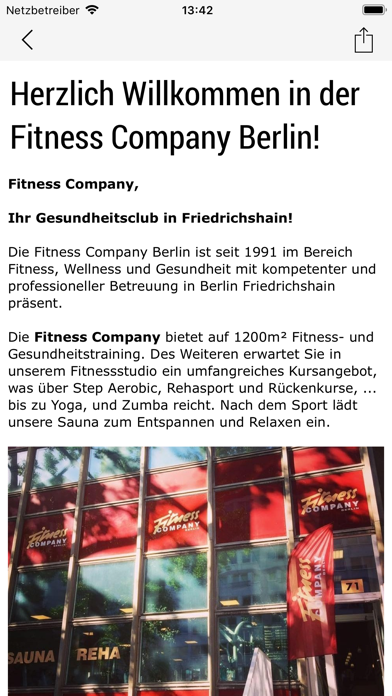 Fitness Company Berlin Screenshot