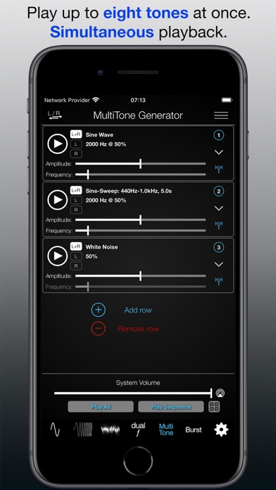 Audio Function Generator PRO Screenshot