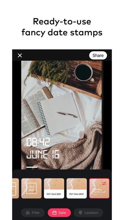 Memories — Date Location Stamp