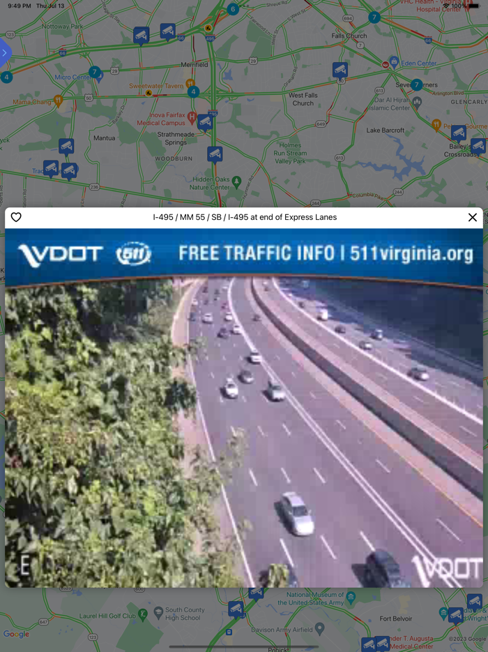 Live Traffic - Virginia