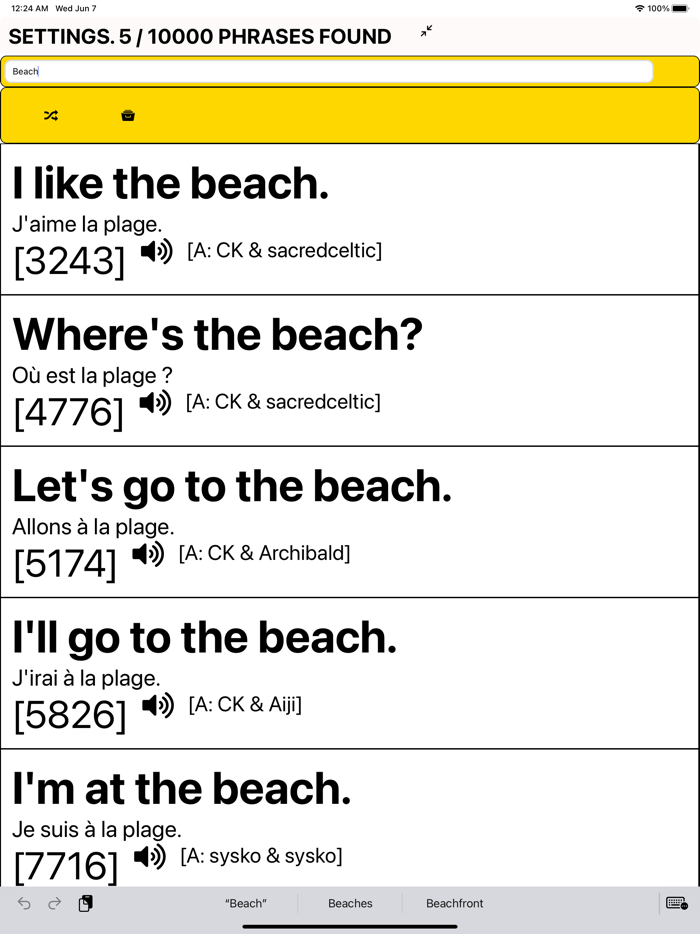 Speak French - 10000 Phrases