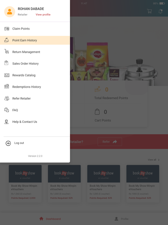 App screenshot
